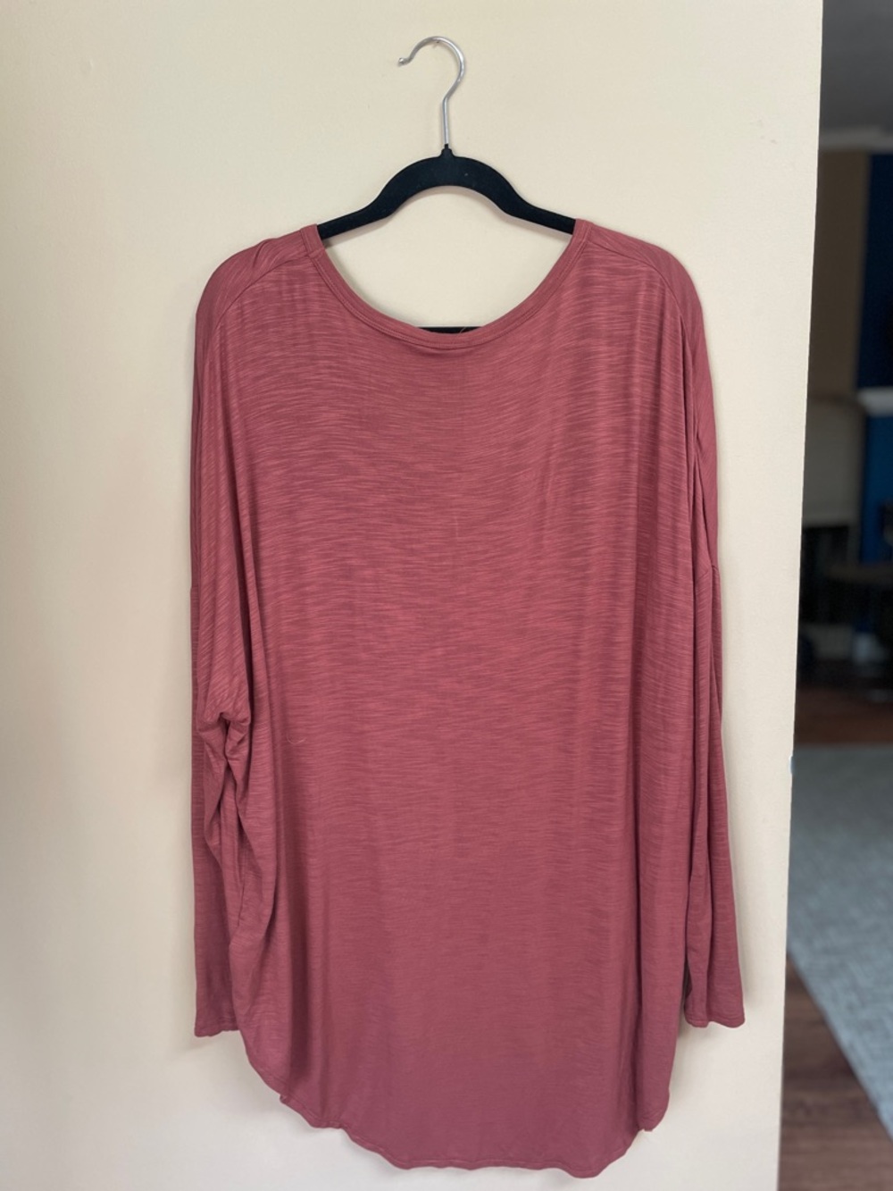 Old Navy Womens Luxe Scoop Neck Tunic Top 2XL XXL Long Sleeves Stretchy Soft - Picture 6 of 6